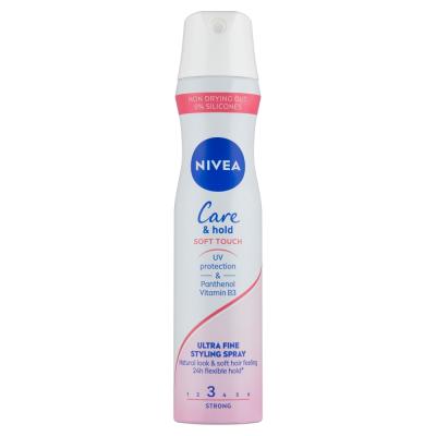 NIVEA Care & Hold Soft Touch Hairspray, 250 ml