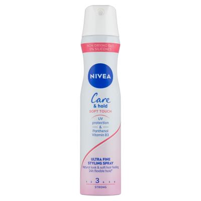 NIVEA Care &amp; Hold Soft Touch Lak na vlasy, 250 ml