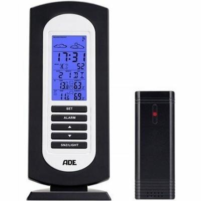 ADE WS1822 Digital weather station with alarm clock and calendar