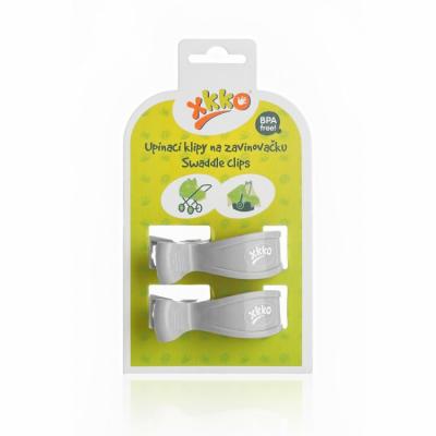 XKKO Stroller clips 2 pcs - Grey