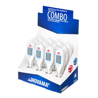 NOVAMA COMBO Digital thermometer with a flexible tip, complete package of 12 pieces