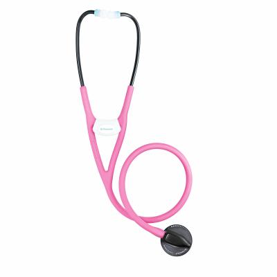 DR.FAMULUS DR 400D Tuning Fine Tune Stethoscope of the new generation, single-sided, pink