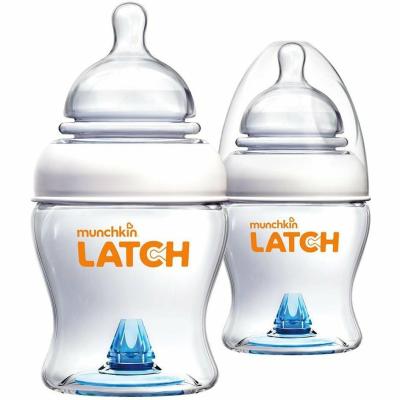Munchkin MUNCHKIN LATCH, Set of baby bottles with anti-colic valve, 120ml, from 0m+, 2pcs