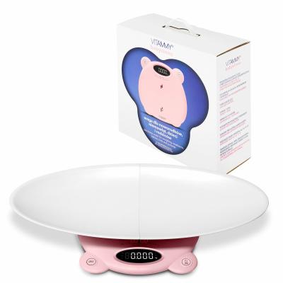 VITAMMY Babycinno, scale for premature babies, newborns and infants, pink