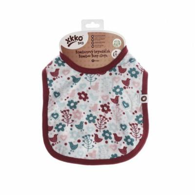 XKKO Bamboo Bib Flowers&Birds Girls (with PUL)