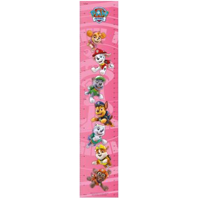 Nickelodeon Wall-mounted growth meter, Paw Patrol, pink