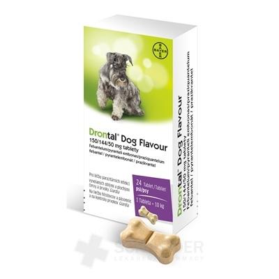 Drontal Dog Flavour 150/144/50 mg tablety