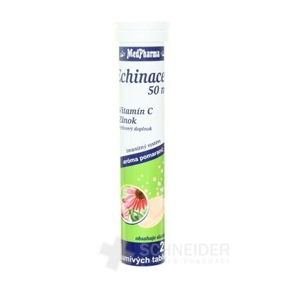 MedPharma ECHINACEA 50 mg + vitamín C + Zinok