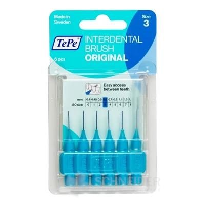 TePe interdental brushes 0,6 mm Original