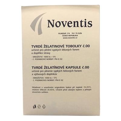 Noventis želatinové kapsuly veľkosť 00 Fagron