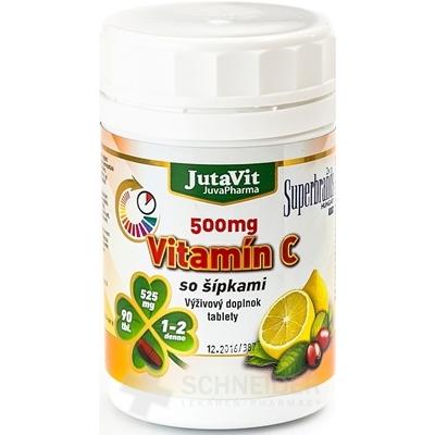 JutaVit Vitamin C 500 mg with arrows