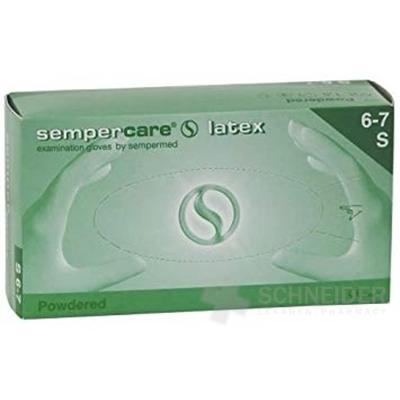 SEMPERCARE Vyšetrovacie rukavice latex
