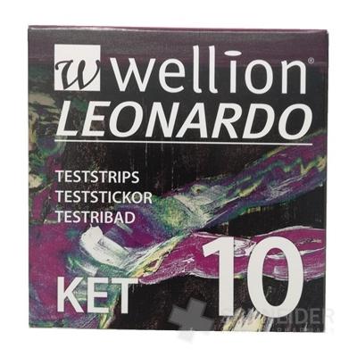 Wellion LEONARDO KET Prúžky testovacie