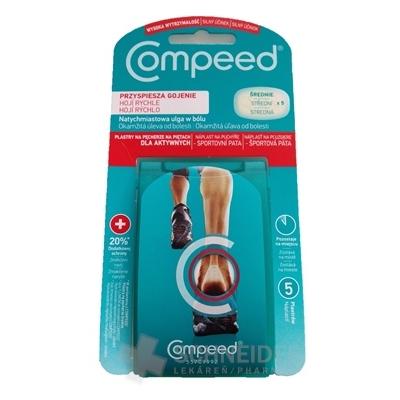 COMPEED Náplasť na pľuzgiere - športová päta 5 ks