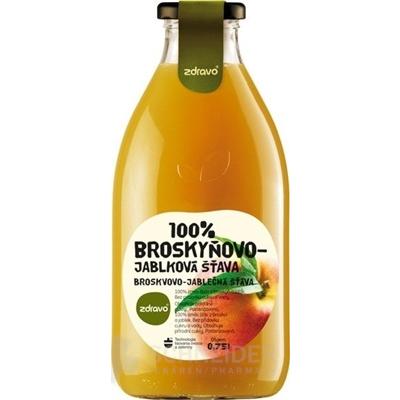 zdravo 100% BROSKYŇOVO-JABLKOVÁ ŠŤAVA
