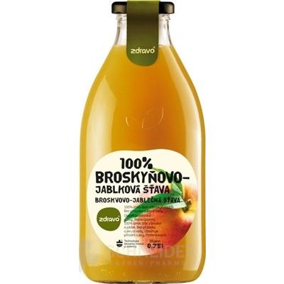 healthy 100% PEACH-APPLE JUICE