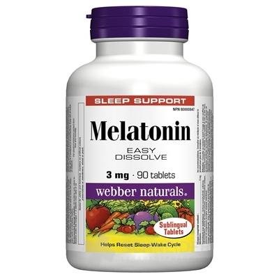 Webber Naturals Melatonin 3 mg