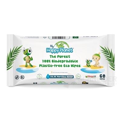 AQUAINT HAPPY PLANET 100% biodegradable wipes