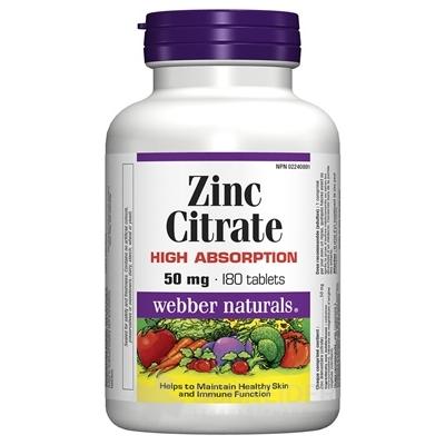 Webber Naturals Zinok 50 mg