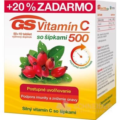 GS Vitamin C 500 with arrows