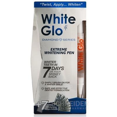 WHITE GLO DIAMONDS Bieliace pero + pásiky