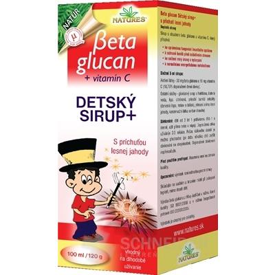 NATURES BETA GLUCAN DETSKY SIRUP+