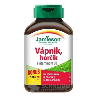 JAMIESON VÁPNIK, HORČÍK S VITAMÍNOM D3