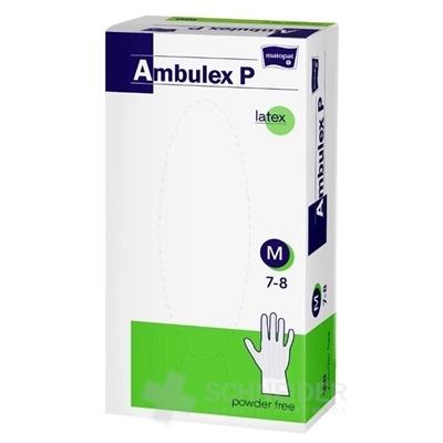 Ambulex P rukavice LATEXOVÉ, potiahnuté polymérom