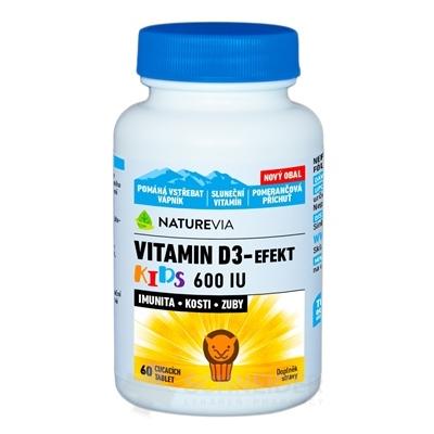 SWISS NATUREVIA VITAMIN D3-EFFECT KIDS 600 IU