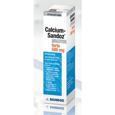 CALCIUM-SANDOZ Forte 500 mg