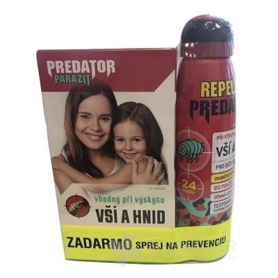 PREDATOR PARAZIT pri výskyte vší a hníd PACK