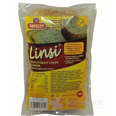 LINSI - bezgluténový chlieb s ľanom