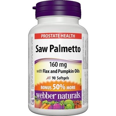Webber Naturals Prostate Saw Palmetto 160 mg