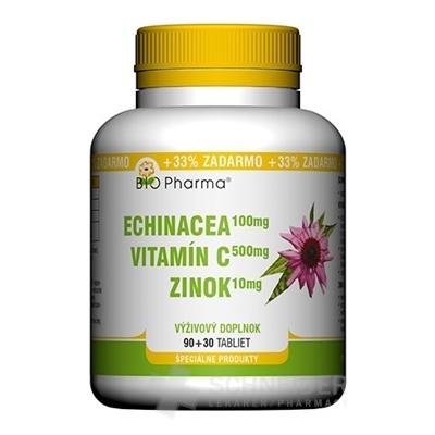 BIO Pharma Echinacea, Vitamín C, Zinok