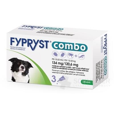 FYPRYST combo 134 mg / 120,6 mg PSY 10-20 KG