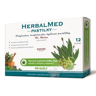 HERBALMED PASTILKY pri kašli - Dr.Weiss