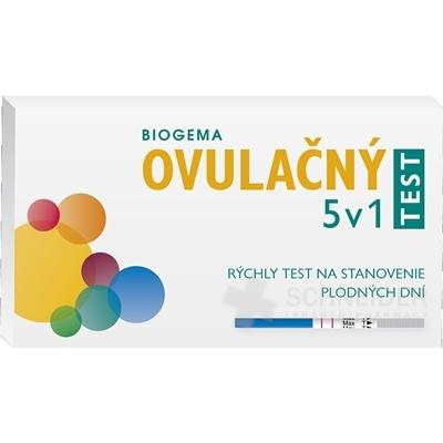 BIOGEMA OVULAČNÝ TEST 5 v 1