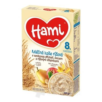 Hami mliečna kaša ryžová s vanilkovou príchuťou,