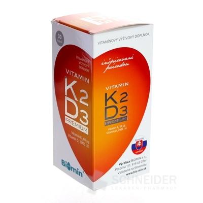 BIOMIN VITAMIN K2 D3 PREMIUM 2000 I.U.