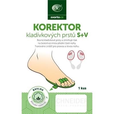 svorto KOREKTOR kladivkových prstov