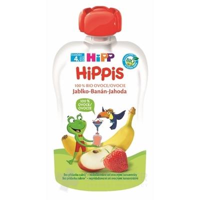HiPP HiPPis 100% Ovocie Jablko Banán Jahoda