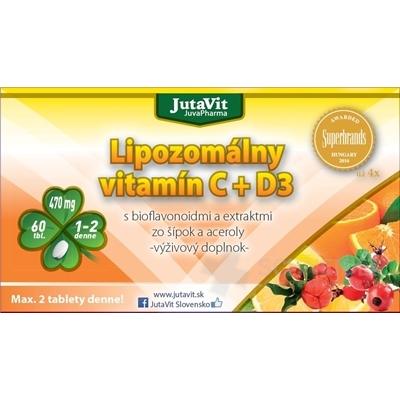 JutaVit Lipozomálny vitamín C + D3