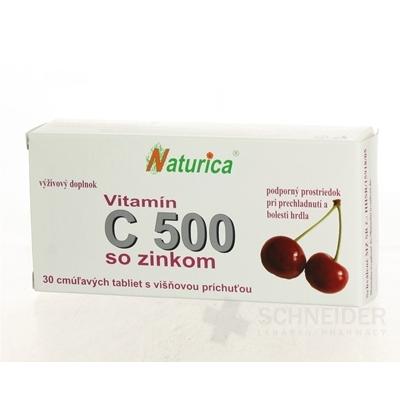 Naturica VITAMÍN C 500 mg so zinkom