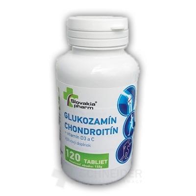 Slovakiapharm GLUKOZAMÍN CHONDROITÍN+vitamín D3, C