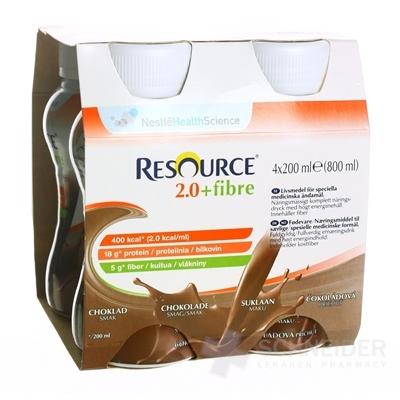 RESOURCE 2,0+ Fiber Chocolate flavor