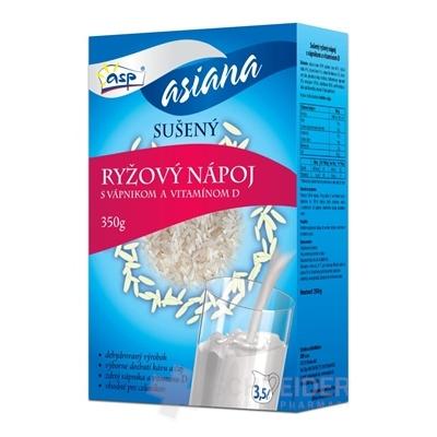 asp RYŽOVÝ NÁPOJ s vápnikom a vitamínom D