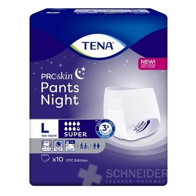 TENA PANTS NIGHT SUPER LARGE