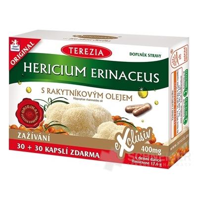 TEREZIA HERICIUM ERINACEUS S RAKYTNÍKOVÝM OLEJOM