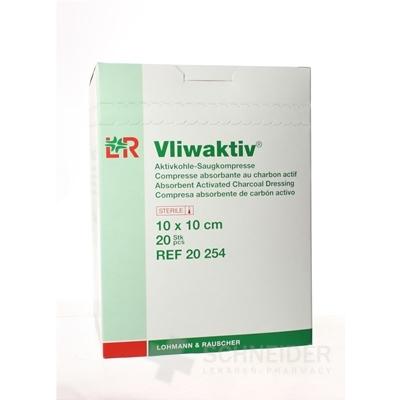 VLIWAKTIV COMPRESSES WITH ACTIVATED CARBON 10x10cm