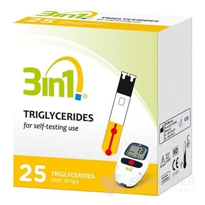 3in1 TRIGLYCERIDY TESTOVACIE PRÚŽKY